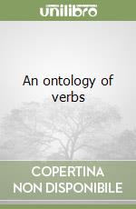 An ontology of verbs
