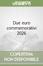 Due euro commemorativi 2026 libro