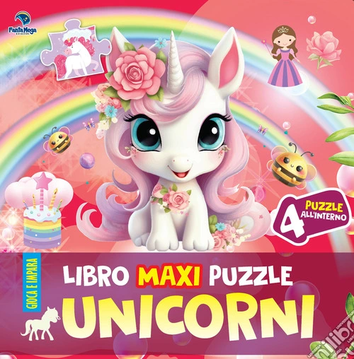 Unicorni. Libro maxi puzzle. Ediz. a colori