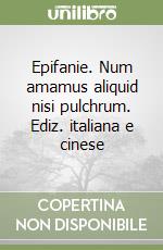 Epifanie. Num amamus aliquid nisi pulchrum. Ediz. italiana e cinese libro