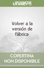 Volver a la versión de fábrica libro