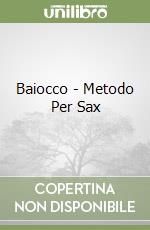 Baiocco - Metodo Per Sax libro