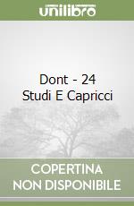 Dont - 24 Studi E Capricci libro