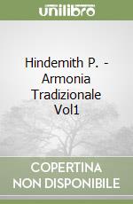 Hindemith P. - Armonia Tradizionale Vol1 libro