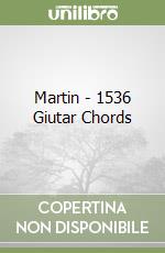 Martin - 1536 Giutar Chords libro