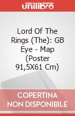 Lord Of The Rings (The): GB Eye - Map (Poster 91,5X61 Cm) poster