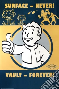 Fallout 4: ABYstyle - Vault Forever (Poster 91,5X61 Cm) poster