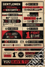 Fight Club: Pyramid - Rules Infographic (Poster Maxi 61X91,5 Cm) poster