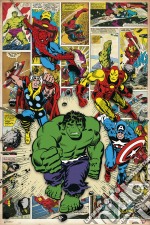 Marvel Comic Here Come The Heroes (Maxi Poster 61x91,50 Cm) poster di Grupo Erik