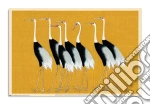 Japanese Art: Flock Of Beautiful Japanese Red Crown Crane By O. Korin (Poster 61x91,50 Cm) poster