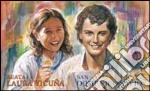 Poster beatà Laura Vicuna e san Domenico Savio (100x70)