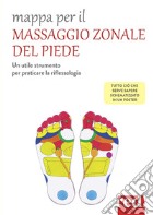 Mappa per il massaggio zonale del piede poster
