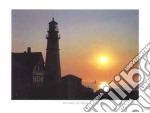 Cape Elizabeth Light House, Sunrise, Maine poster di CHRISTOPHE CASSEGRAIN