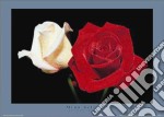 Red And White Roses poster di MINA SELIS
