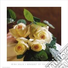 Bouquet of yellow roses poster