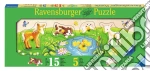 Baby puzzle in legno 5 pz sagomati - i miei primi cuccioli