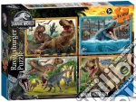 Ravensburger: Bumper Puzzle Pack 4X100 Pz - Jurassic World puzzle