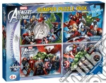 Ravensburger 07076 - Bumper Puzzle Pack 4x100 Pz - Avengers puzzle