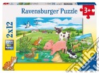 Ravensburger 7582 - Puzzle 2X12 Pz - Cuccioli Di Campagna puzzle
