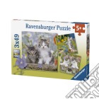 Ravensburger 08046 - Puzzle 3X49 Pz - Gattini puzzle
