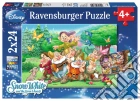 Ravensburger 08859 - Puzzle 2x24 Pz - Biancaneve E I Sette Nani puzzle di Ravensburger