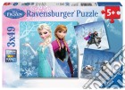 Ravensburger 09264 - Puzzle 3x49 Pz - Frozen - Avventure puzzle