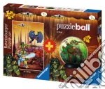 Bi-pack puzzle 2d + mini puzzleball gor gormiti (puzzle 200pcs + puzzleball® 60pcs) (7+ anni)