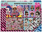 Ravensburger - 12880 8 - Bumper Puzzle Pack 4X100 Pz - L.O.L. Surprise puzzle