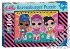 Ravensburger - 12881 5 - Puzzle Xxl 100 Pz - L.O.L Glitter puzzle