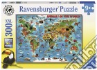 Ravensburger 13257 - Puzzle Xxl 300 Pz - Animali Del Mondo puzzle di Ravensburger