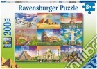 Ravensburger: Puzzle Xxl 200 Pz - Monumenti Del mondo puzzle