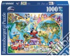 Ravensburger 15785 - Puzzle 1000 Pz - Fantasy - Mappamondo Disney puzzle