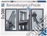 Puzzle 1500 pz - impressioni di new york (3x500) puzzle