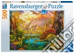 Ravensburger: Puzzle 500 Pz - La Terra Dei Dinosauri puzzle