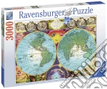 Ravensburger 17074 - Puzzle 3000 Pz - Antico Mappamondo puzzle