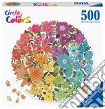 Ravensburger: Puzzle 500 Pz Round - Fiori puzzle