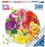 Ravensburger: Puzzle 500 Pz Round - Frutta e verdura puzzle