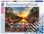 Ravensburger 19606 - Puzzle 1000 Pz - Foto E Paesaggi - Biciclette Ad Amsterdam
