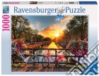 Ravensburger 19606 - Puzzle 1000 Pz - Foto E Paesaggi - Biciclette Ad Amsterdam puzzle