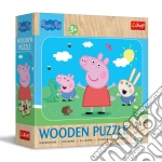 Peppa Pig: Trefl - Puzzle 24 Wooden Puzzle - Meet Lovely Peppa puzzle