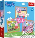 Peppa Pig: Trefl - Puzzle 3In1 - Inventive Peppa Pig puzzle