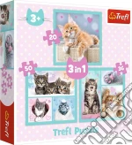 Trefl: Puzzle 3In1 - Sweet Animals puzzle