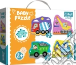 Trefl: 4 Puzzle In 1 - Baby Classic - Veicoli Al Cantiere puzzle