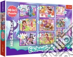 Mattel: Trefl - Puzzle 10 In 1 - Enchantimals Adventures / Mattel Enchantimals puzzle