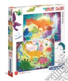 Clementoni: Puzzle 2X20 Pz - Dinosauri puzzle
