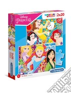 Disney: Clementoni - Puzzle 2X20 Pz - Principesse Disney puzzle