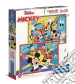Disney: Clementoni - Puzzle Made In Italy 2 X 20 Pz - Mickey puzzle