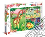 Clementoni: Puzzle 3X48 Pz - Animali Savana puzzle