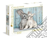 Clementoni: Puzzle 500 Pz - High Quality Collection - Gattino E Coniglietto puzzle