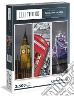 Clementoni: Puzzle Trittico 3x500 Pz - London puzzle